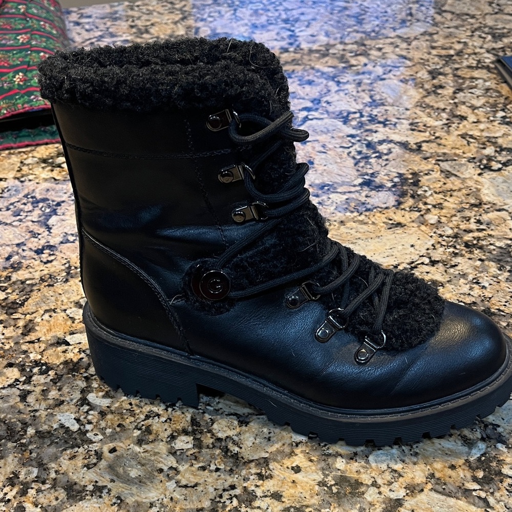 Guess Black Women's Combat Boots
